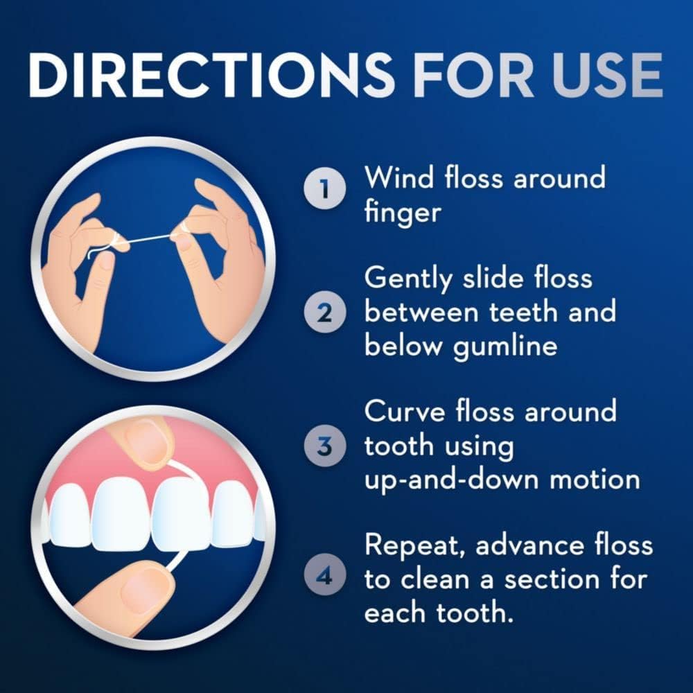 Colgate Special Floss Pre-Cut Strands, 50 Count, for Braces, 3 in 1 Ultimate Floss, Floss Threaders for Bridges and Implants