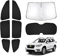 Vista 18 de T TGBROS Parasol para parabrisas de automóvil Toyota 4Runner 2010-2024, grueso, bloqueo UV y opaca, privacidad plegable, 8 piezas, accesorios