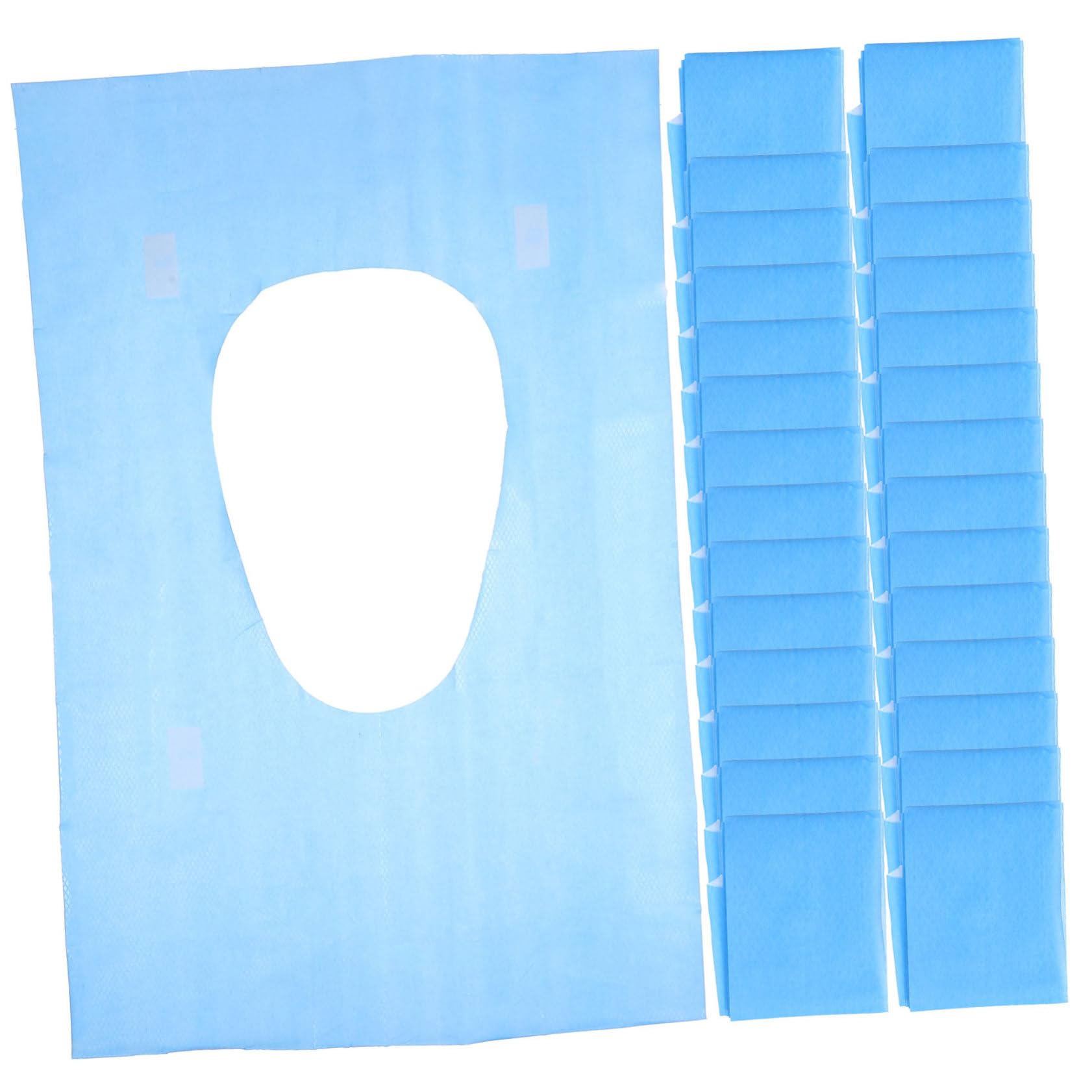 Anneome Portable Toilet Seats Covers 60pcs Waterproof Disposables for Hotels Malls and Travel
