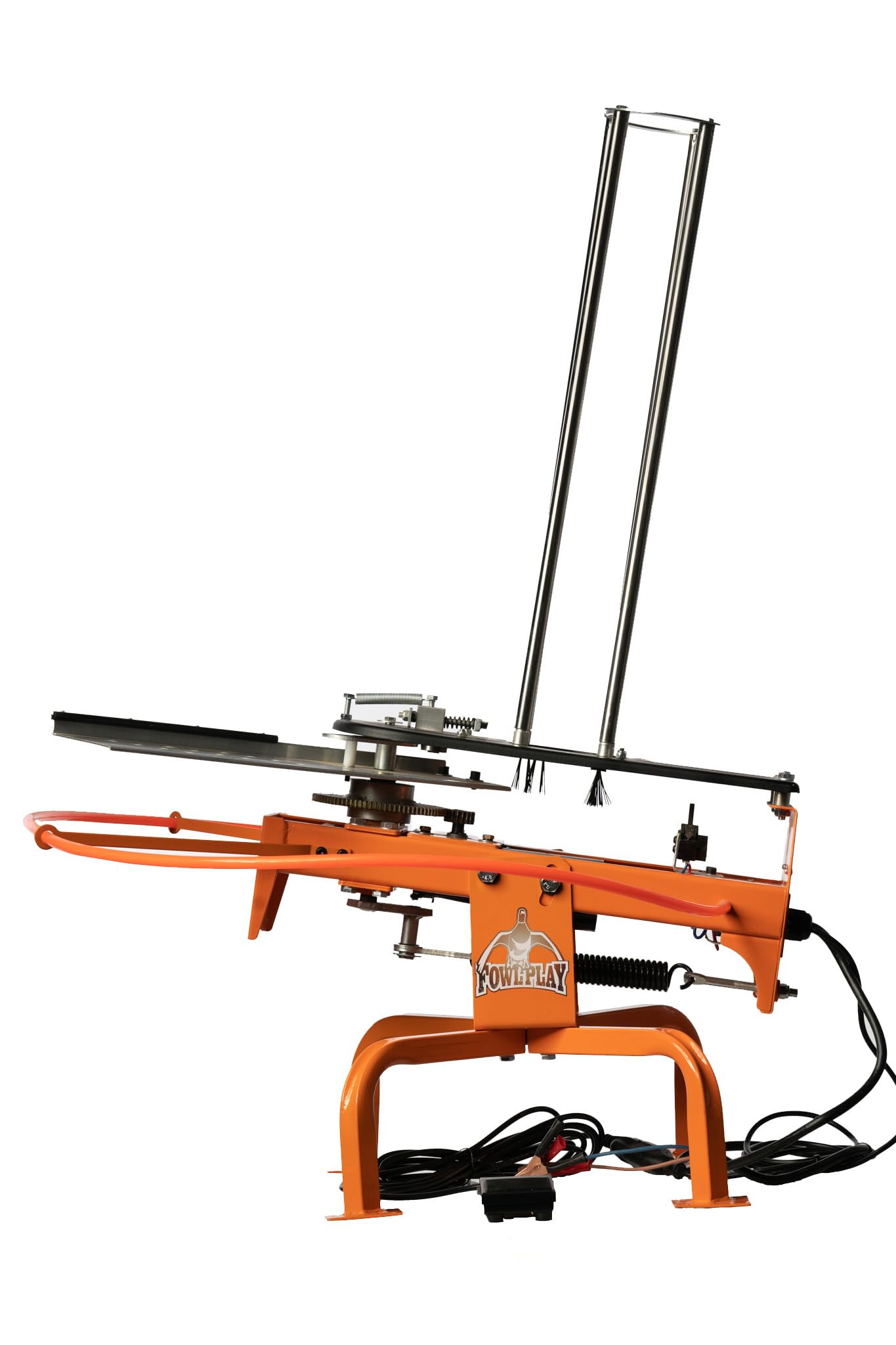 Do-All OutdoorsFowl Play Automatic Clay Pigeon Thrower Trap, 50 Clay Capacity, Orange