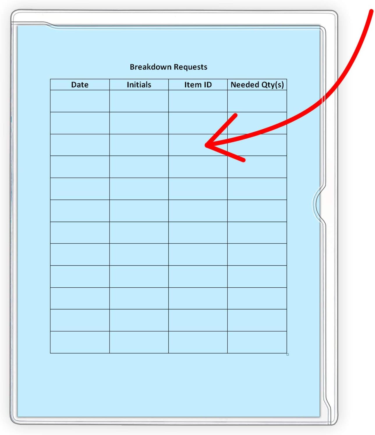 StoreSMART - Paperwork Organizers - 10-Pack - Clear Plastic - Heavy Duty - PF8511STC-10