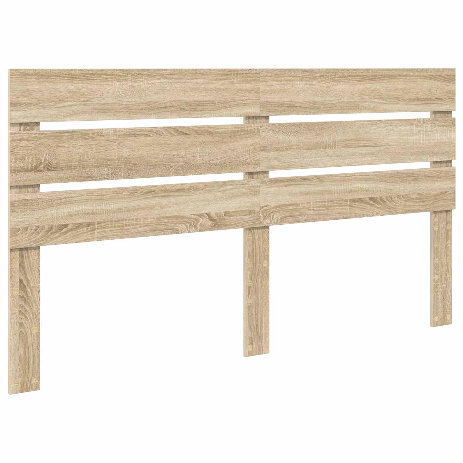 vidaXL Tête de lit Chêne Sonoma Bois d'ingénierie, Décor Moderne de Chambre, tête de lit rectangulaire, Accessoires Solides pour Un Espace de Sommeil Contemporain