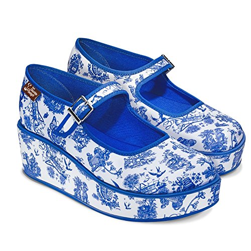 Image of Hot Chocolate Design Whimsical Women's Platform Mary Jane Shoes