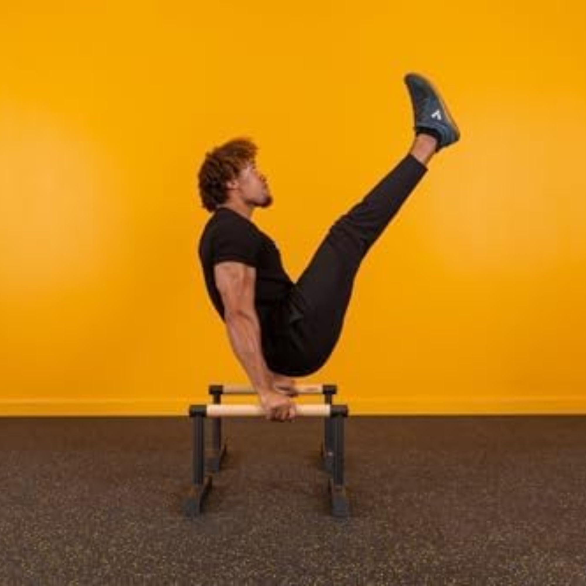 Gravity Fitness Parallettes - Nuovi manici ibridi in legno - Calisthenics, Crossfit, uso domestico e commerciale
