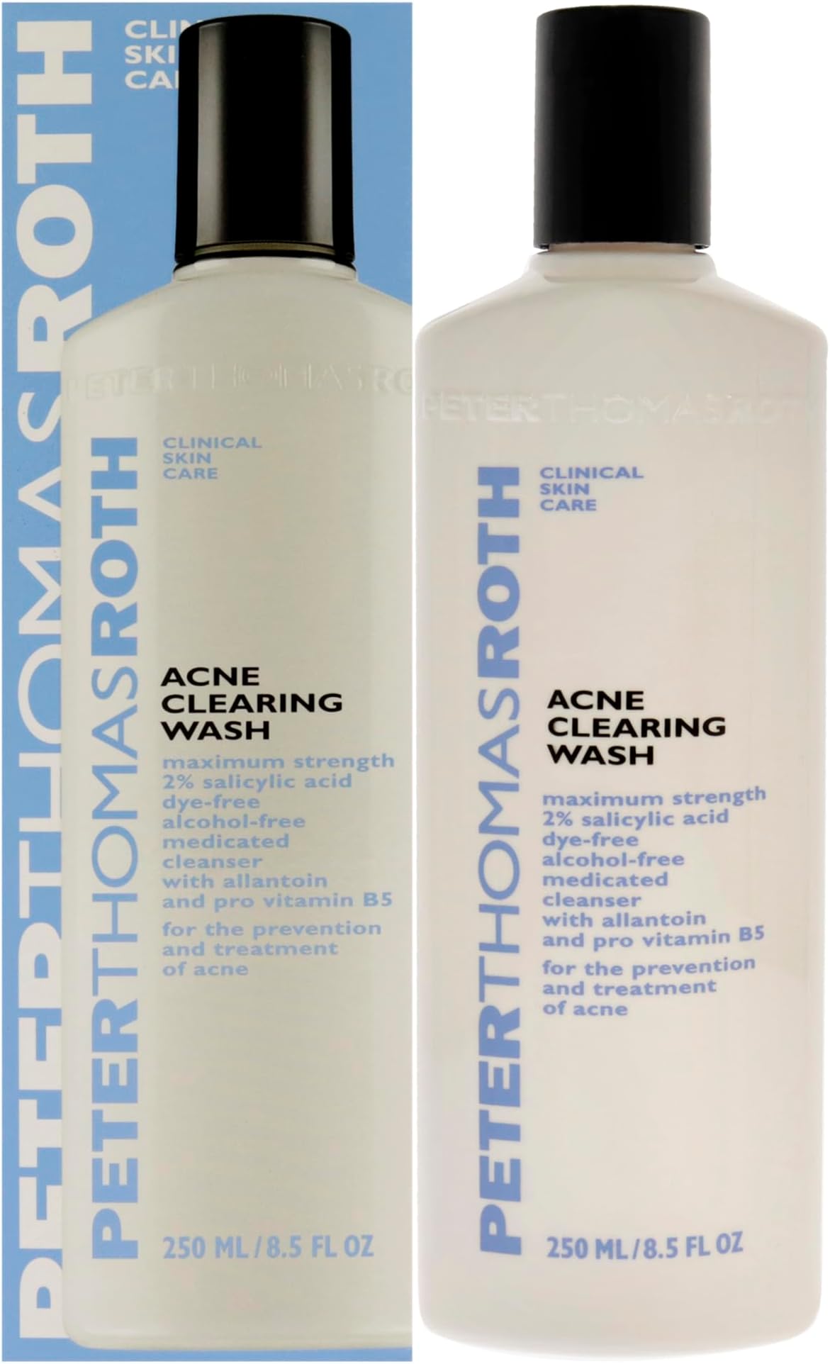 Peter Thomas Roth | Acne Clearing Wash | Maximum-Strength Salicylic Acid Face Wash, Clears Up and Helps Prevent Breakouts, 8.5 Fl Oz