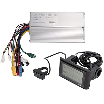 Bicycle Controller Conversion Kit, ABS Panel Shell Status Control Good Heat Dissipation Electric Scooter Kit Parameter Setting for Vehicle Upgrade