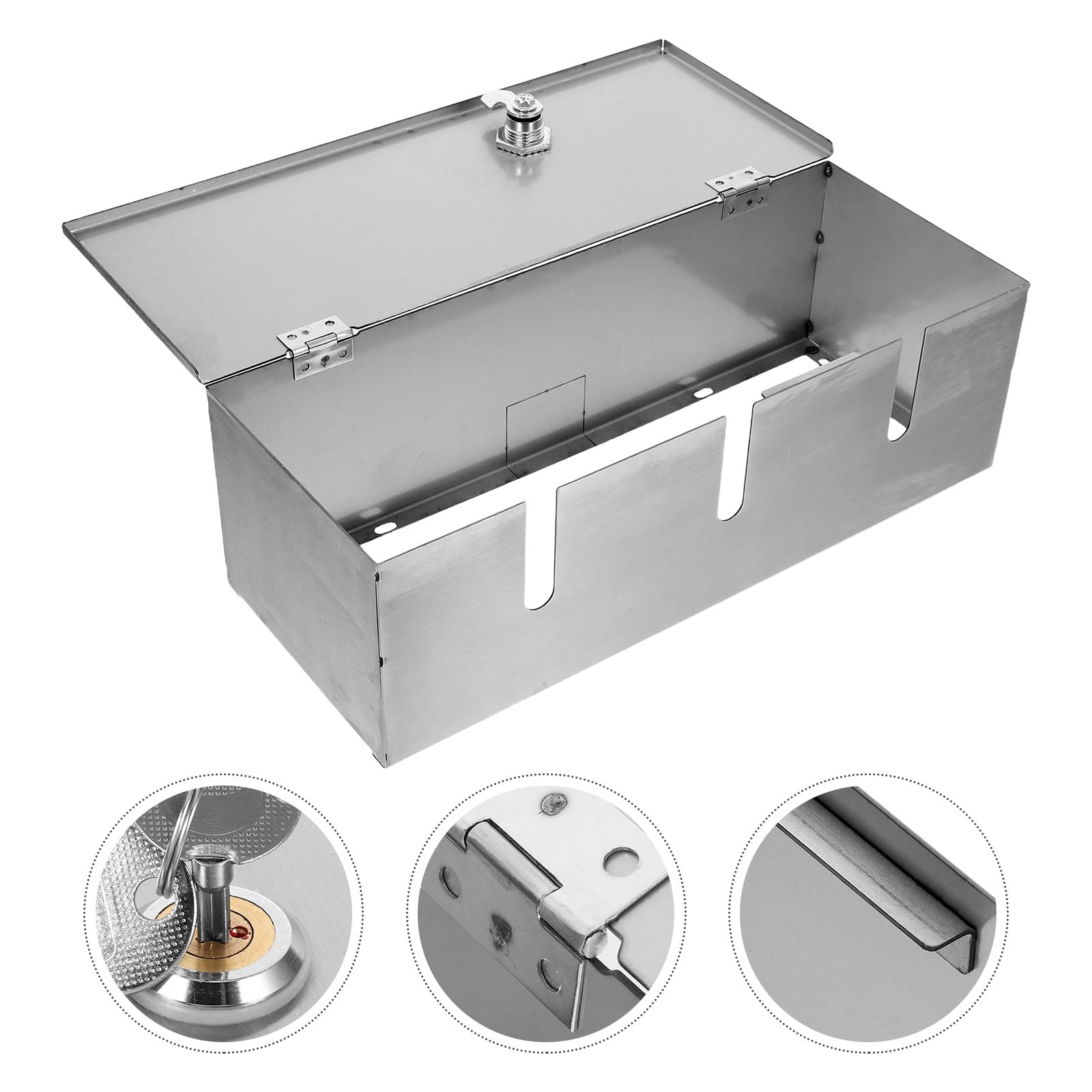 Veemoon Metall Wandschalter Steckdosenschutz 86 Typ aus Edelstahl Sicherer Steckdosen Schutz für Wohnbereiche mit Modernem Design und Diebstahlsicherung
