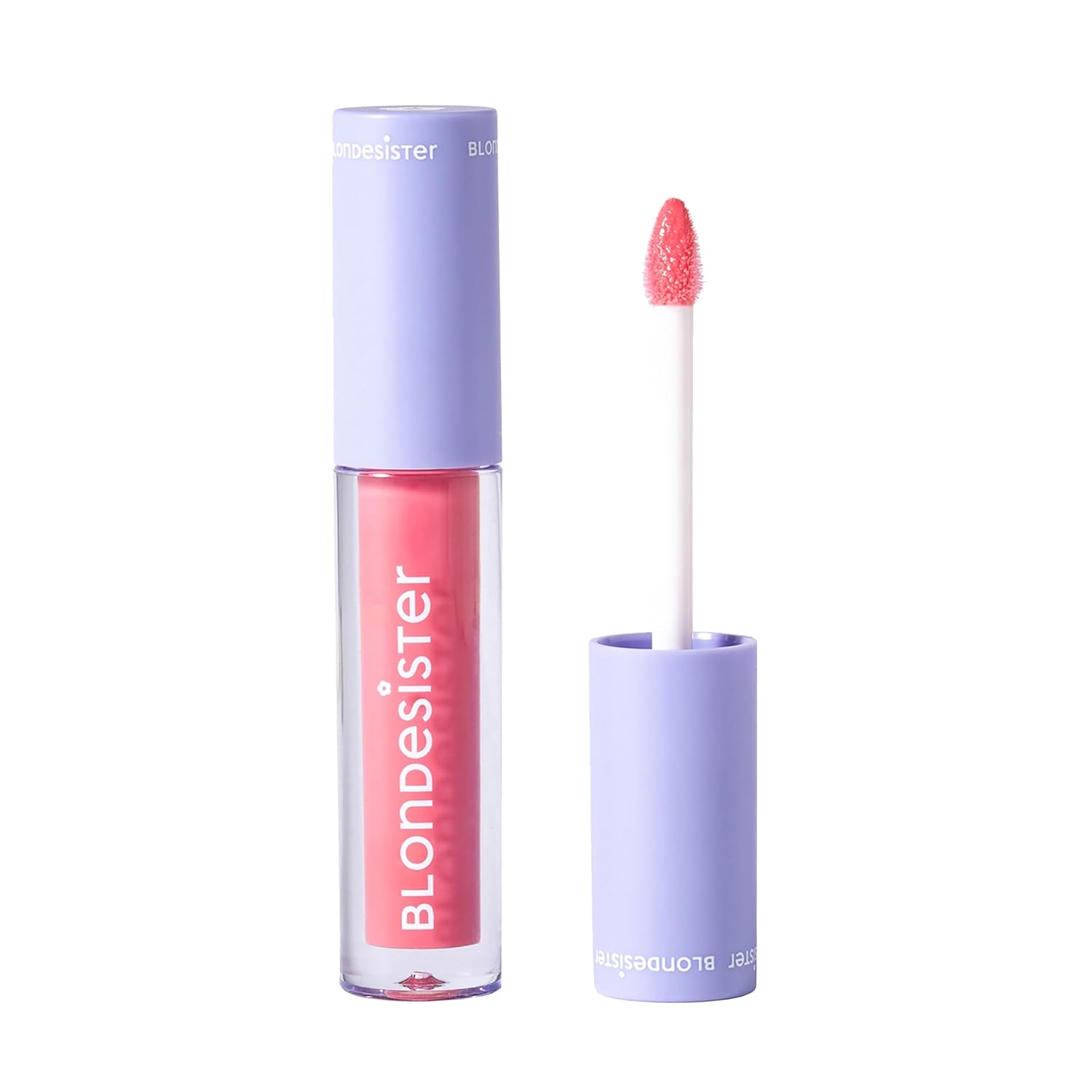 2-in-1 Sweet Gloss Tinted Lip Oil - Lip Oil for Women - Hydrating, Non-Sticky Formula with Light Color - 02 Pink Chocolate - 0.084 oz
