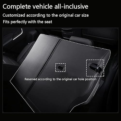 Miniatura 4 de CocheFamilia Fundas de asiento de automóvil RAV4 de ajuste personalizado para Toyota RAV4 2019 2020 2021 2022 2023 LE, XLE, XLE Premium, limitado,