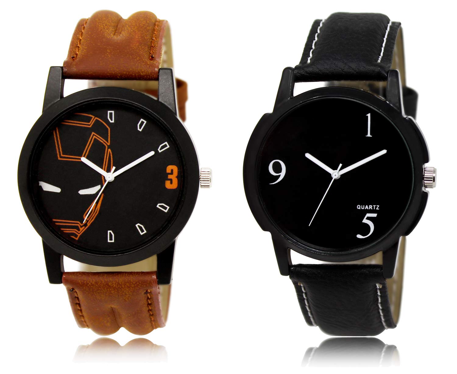 Acnos® Premium Slim Line Round Case Dial Analog Watch Combo for Men Pack of - 2(AC04-06) (B085G747DP) Amazon Price History, Amazon Price Tracker