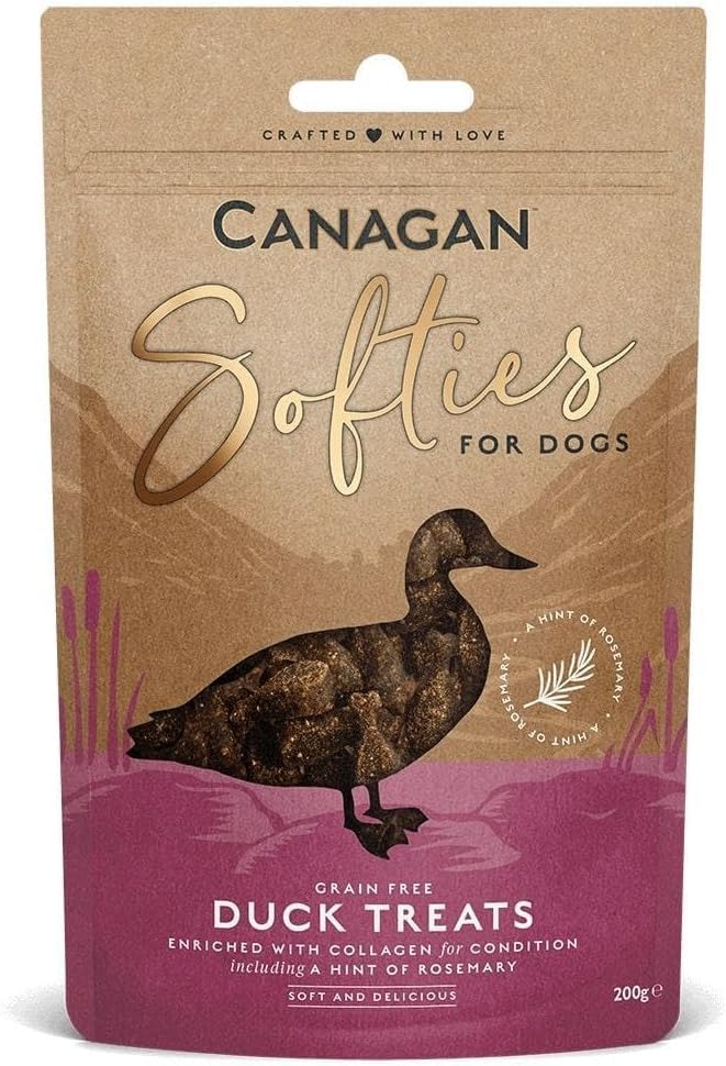 Canagan Softies Duck Dog Treats, Soft Chew, 200g, Pack of 3