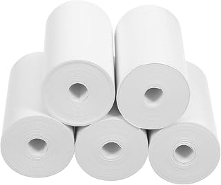 5rolls Thermal Printer Paper Thermal Receipt Paper for Cash Registers Lightweight Smudge Resistant Labels