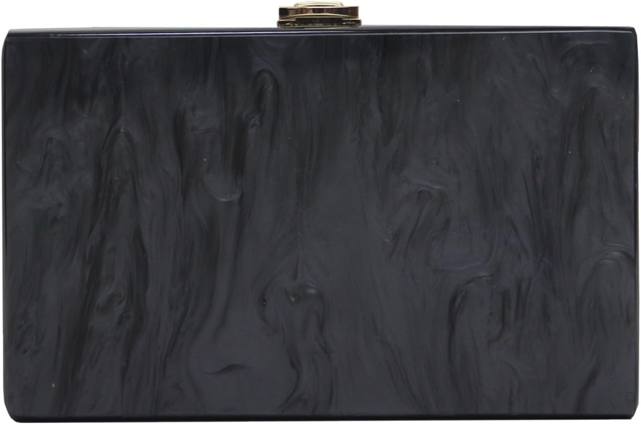 Dirmmis Women Bags Fashion Party Prom Candy Solid Handbag Acrylic Evening Bag Black Casual Woman Clutch Purse