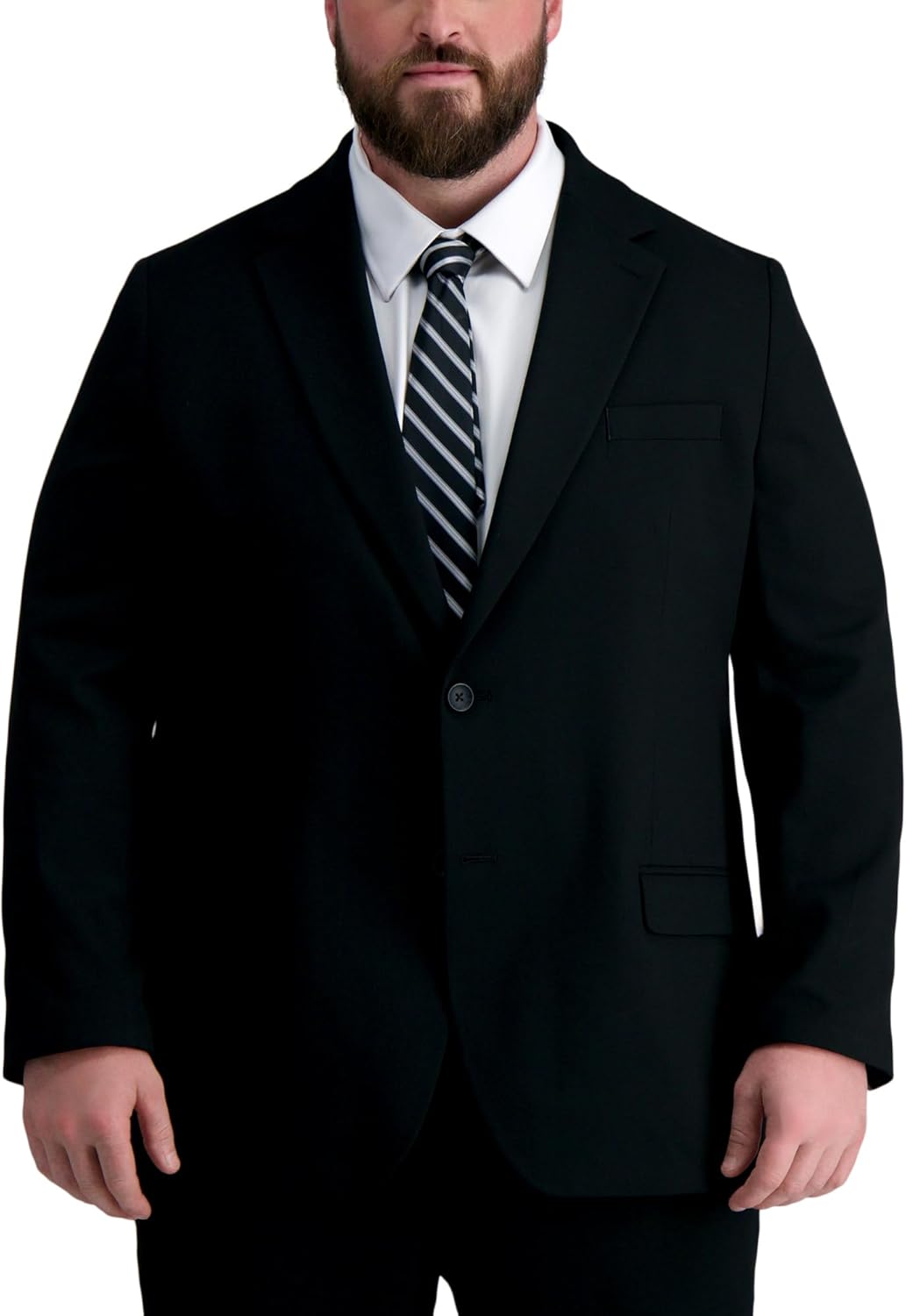 Haggar Men's Jmh Premium Stretch Tailored Fit Suit Separate Pants and Jackets (Big & Tall Sizes)