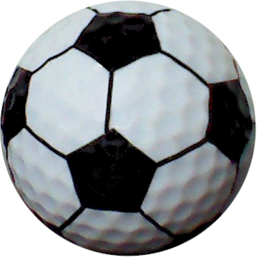 GBM Personalized Soccer Novelty Golf Balls – Custom Photo, Logo or Text, Golf Balls for Players, Coaches, Sports Fans, Tournaments & Fun Gifts, 12 Pack