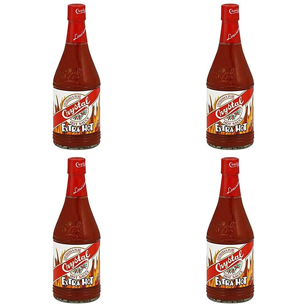 Crystal Hot Sauce Extra Hot 6.0 OZ (Pack of 3) Grocery