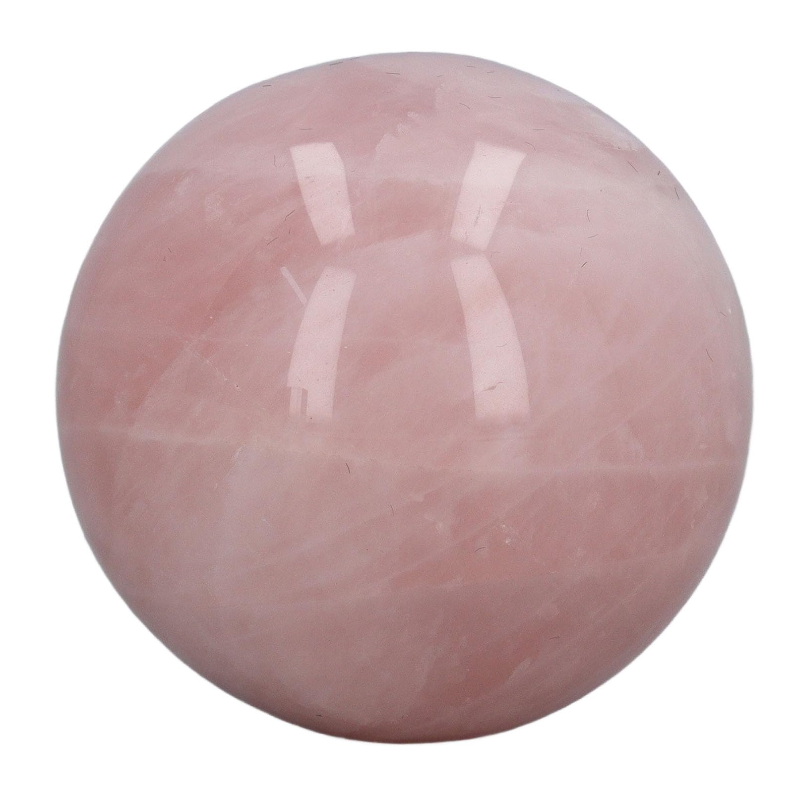 Boule de cristal rose Pilipane pour divination et équilibrage du chakra de l'énergie