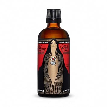 Argan Oil for Hair, Nourishing, Strengthening - Curly Dry Frizzy Damaged Hair, Adds Shine and Moisturizes, Scented Organic Oil, Lavender & Clary Sage - 3.4 oz