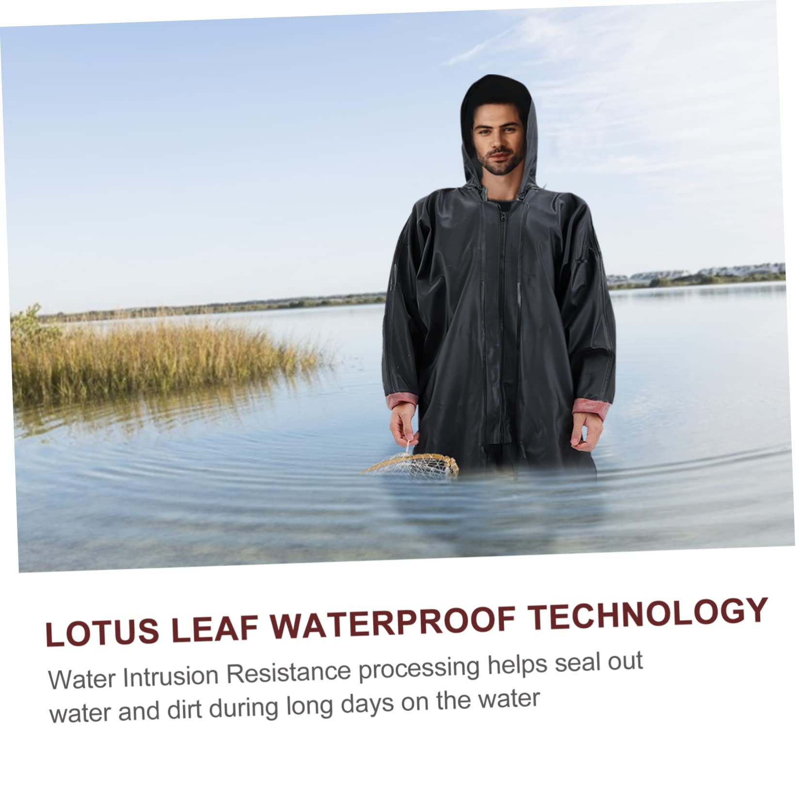 KOMBIUDA Pantalones De Pesca Impermeables De Cuerpo Entero Trajes De Pesca Vadeo para Hombres Ríos y Lagos