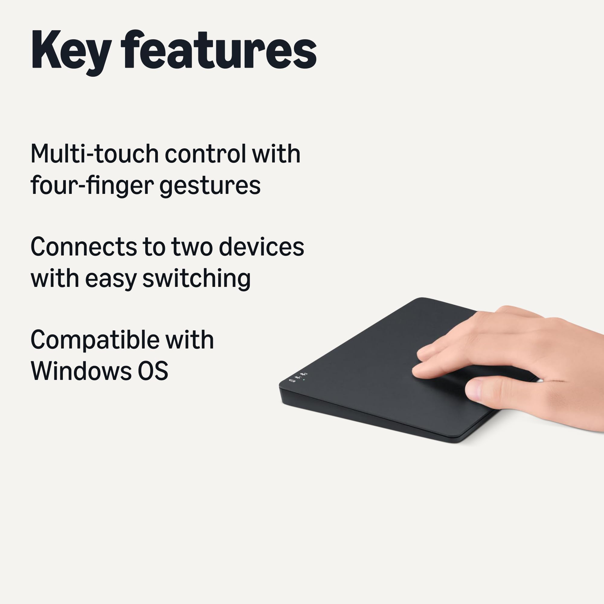 Amazon.com: Amazon Basics Multi-Touch Trackpad with Dual Device