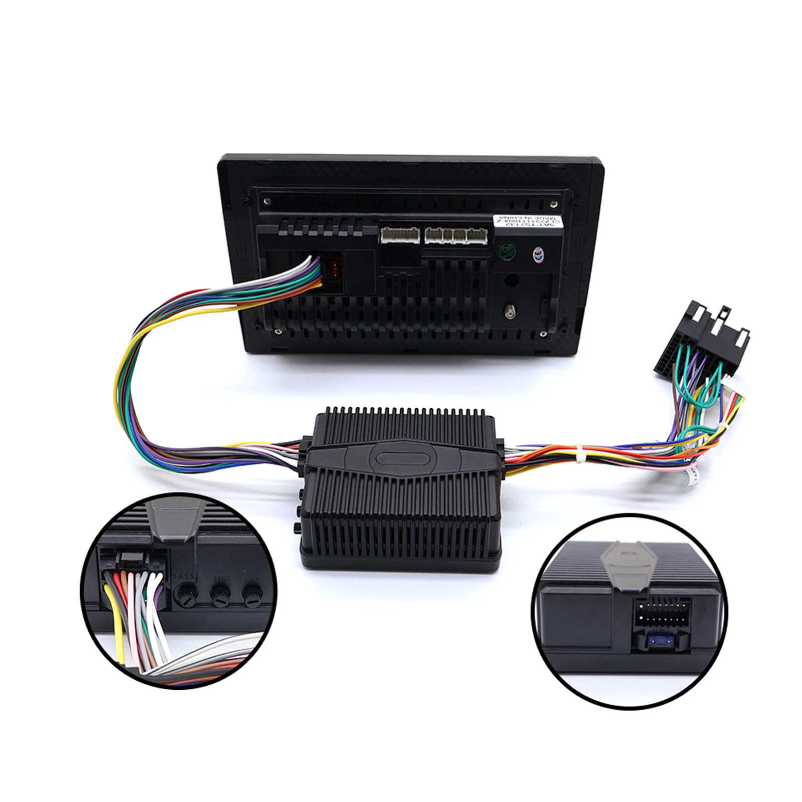 Auto -Stereoverstärker 12V -Auto -DAP -Verstärker 4 X 60w Power 4 Kanal Clear Sound Quality Autoverstärker für Android Car Stereo -System