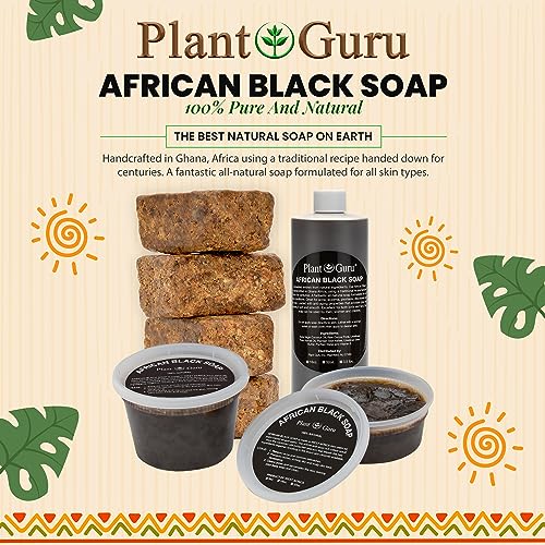 African Black Soap Paste 2 Lbs. / 32 Oz. - 100% Raw Pure Natural From Ghana. Acne Treatment, Aids Against Eczema & Psoriasis, Dry Skin, Scars And Dark Spots. Great For Pimples, Blackhead, Face & Body Wash. #TOP3