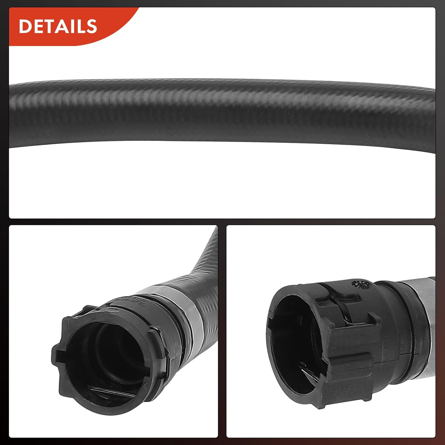 A-Premium Reservoir To Pipe Radiator Coolant Hose Compatible with BMW 320i 2001-2004, 323Ci 2000, 323i 1998-2000, 325Ci 330Ci 330xi 2001-2006, 325i 325xi 330i 2001-2005, 328Ci 2000, 328i 1997-2000