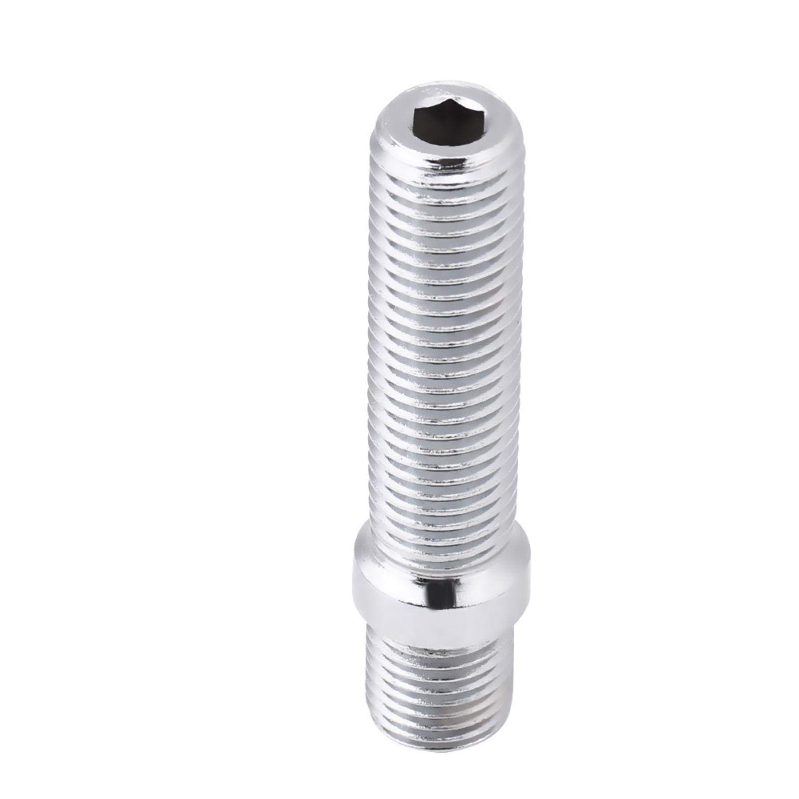 Ymiko 20PCS 12x1.5 Wheels Stud 50mm Extended Wheels Stud Conversion 12x1.5 a 12x1.5 Studs Screw Adapter Fit 1998-2008