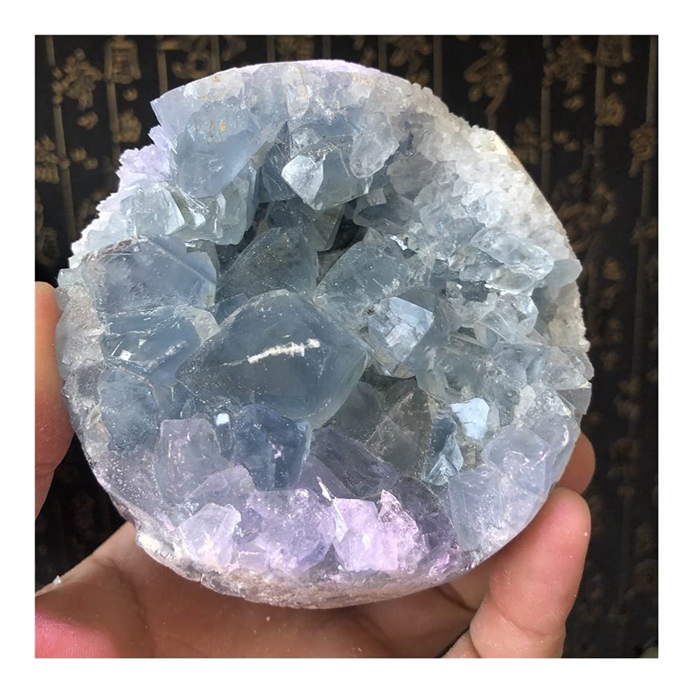 Salud y hogar Natural cielo azul cristal racimo mineral espécimen decoración de la boda decoración del acuario