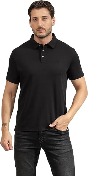 Calvin Klein SS SUPIMA CHEST EMB POLO Tişört Erkek