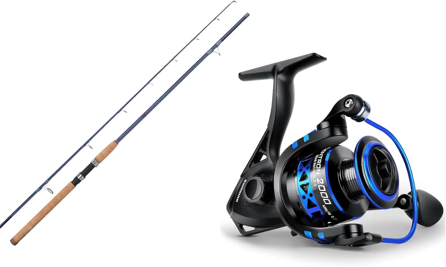 KastKing Progressive Glass Spinning Rods, 7'0" M 2 pcs