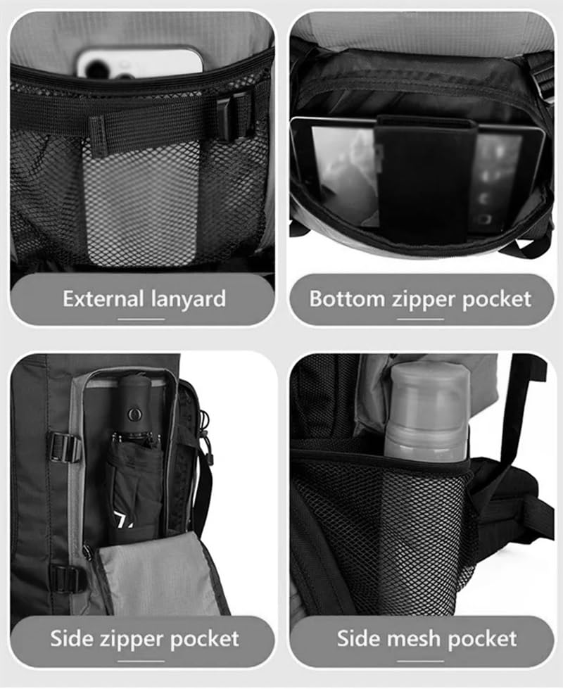 Sac d'alpinisme de randonnée 90L grand sac à dos camping imperméable