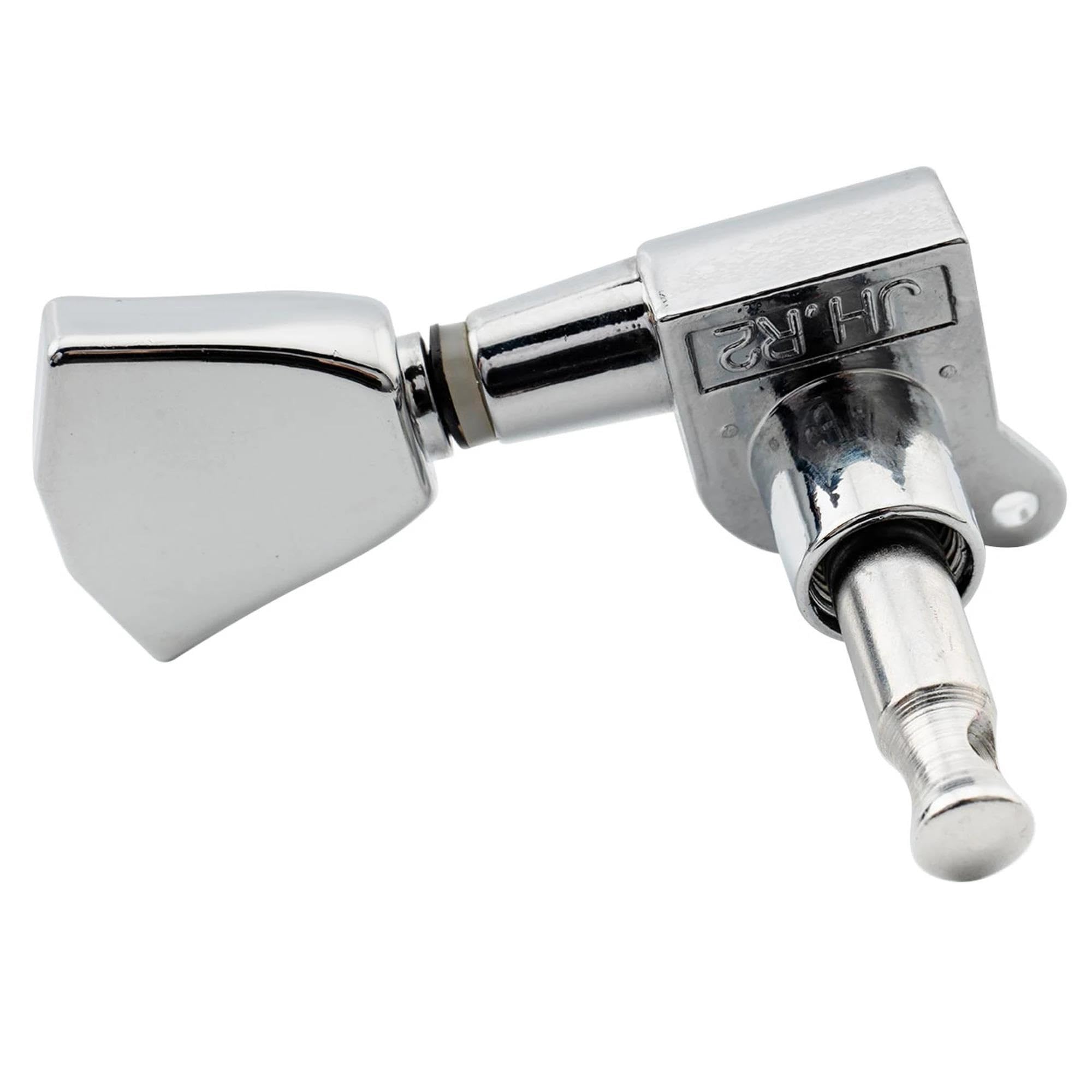 Clavijas Afinación Guitarra Juego De Afinador Guitarra Cerrado Para ST Tele Y Otros Modelos(Silver)