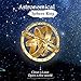 Produktbild GEMITTO Astronomischer Fingerball -Ring Deutscher Retro Ball Flip Deformation kosmischer Ring Paar kreativer Ring Beschriftung (Material Silber) - (Farbe Vintage Kupfer) #9