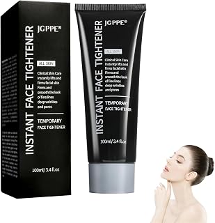 Instant Skin Tightener & Blurring Face Primer – No Filter Makeup Primer, Lifts and Smooths Wrinkles, Lightweight Anti-Aging Cream, All Skin Types