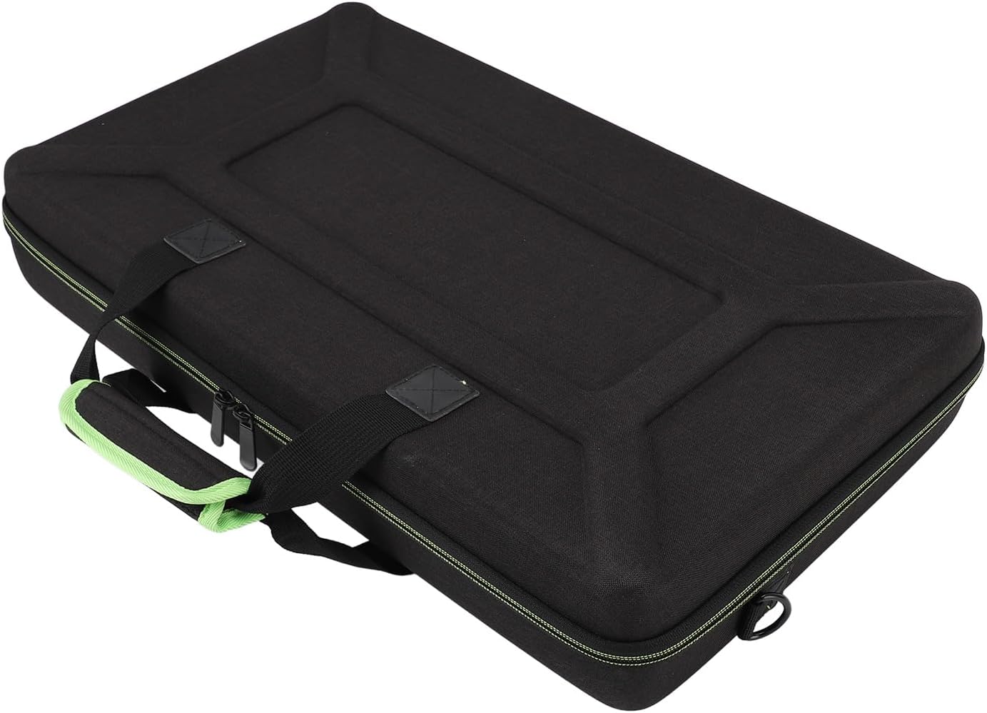 EVA Padded DJ Controller Case Secure Storage Bag with Strap for DDJ SB2 Protect Gear Green Lining 20.08x12.20x3.54in