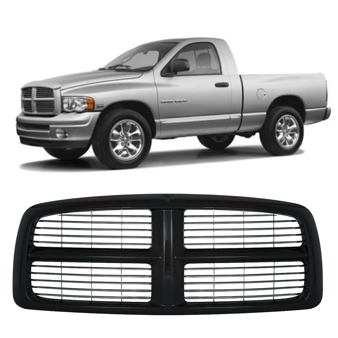 Amazon | 新しいフロントグリルfor 2002 – 2005 Dodge Ram 1500 2500