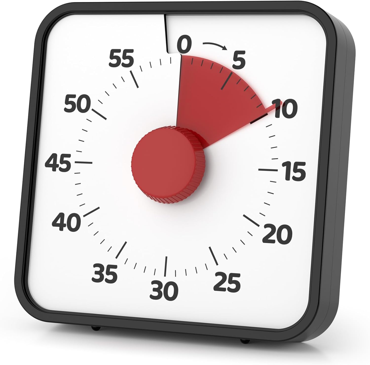 LIORQUE 19CM Large Visual Timer for Kids and Adults, Non-Ticking 60 ...