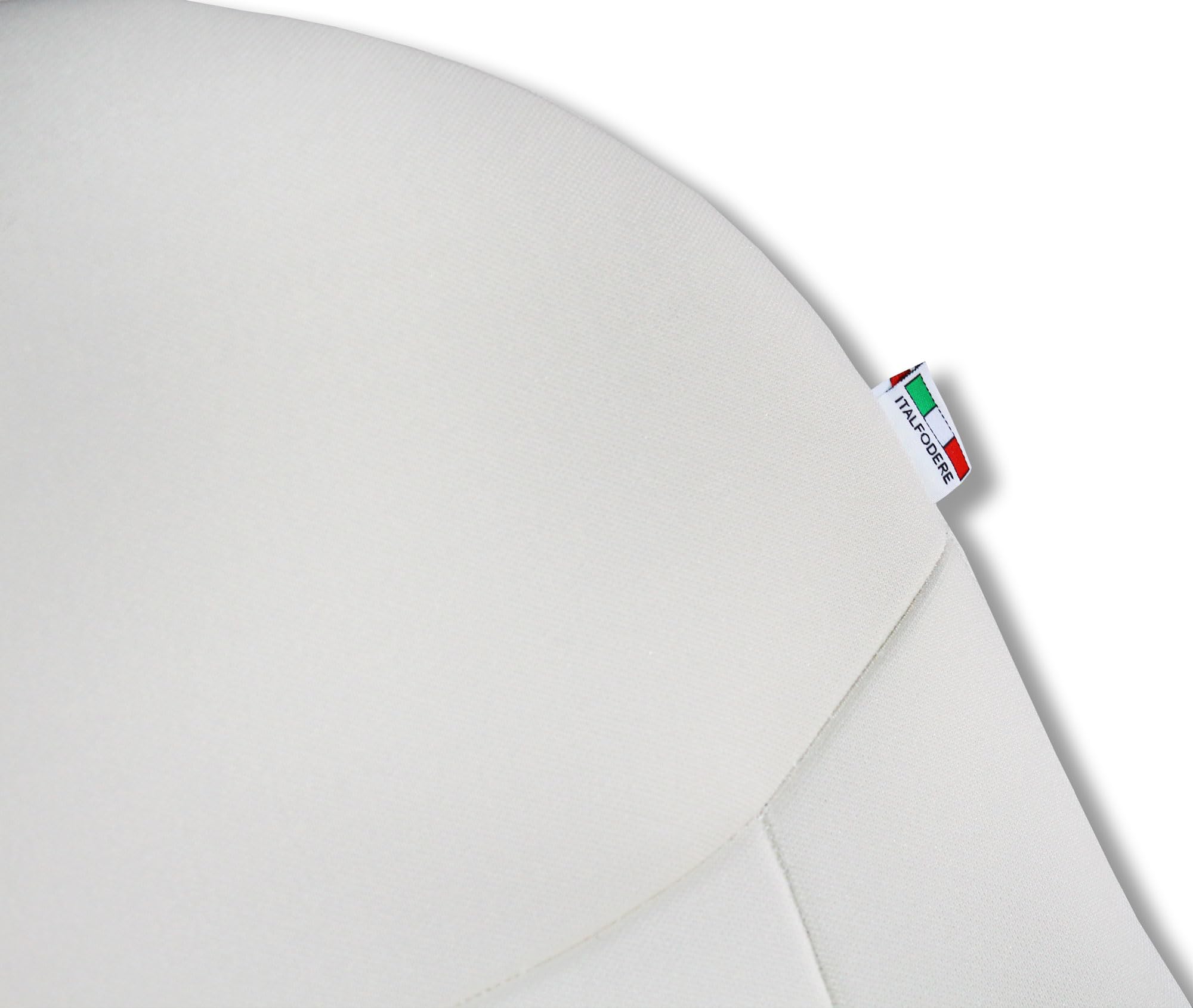 Italfodere - Coppia Coprisedili Anteriori Compatibili con Fiat 500 Riva Dolcevita - Accessori Auto Interni - Cotone Accoppiato Gommapiuma - Confortevoli e Resistenti - Facili da Installare