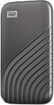 WD 4TB My Passport SSD External Portable Solid State Drive, Grey, Up to 1,050 MB/s, USB 3.2 Gen-2 and USB-C Compatible (USB-A for older systems) – WDBAGF0040BGY-WESN