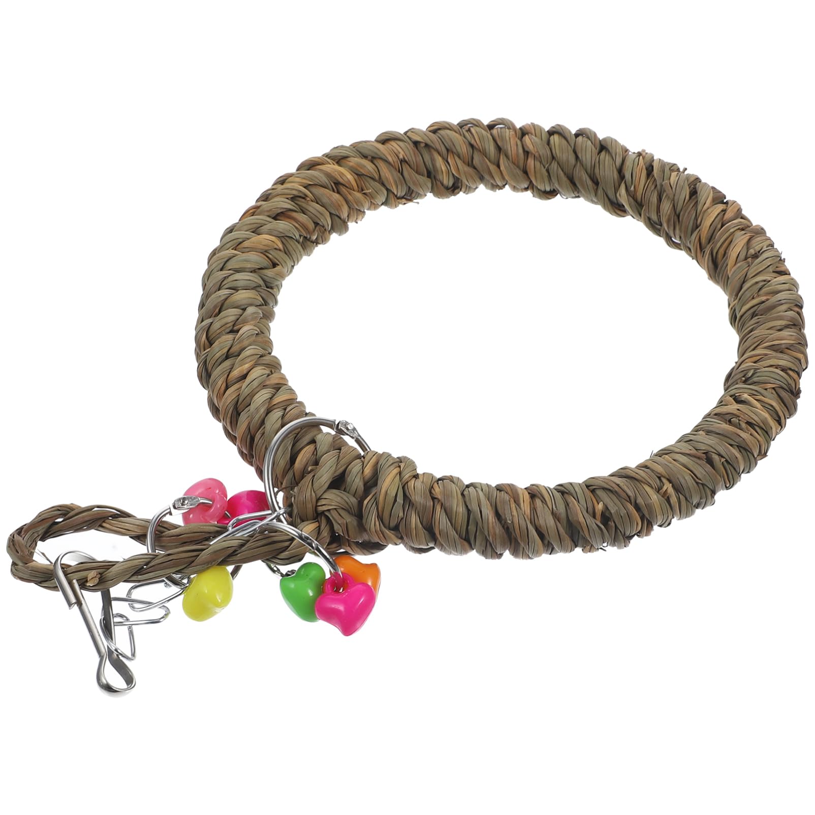 BESPORTBLE 5pezzi Altalena Decorativa Per Pappagalli Trespolo Da Appendere Per Uccelli Gioco Divertente e Resistente Per Parrocchetti e Cockatiel Accessorio Per Benessere Degli Uccelli