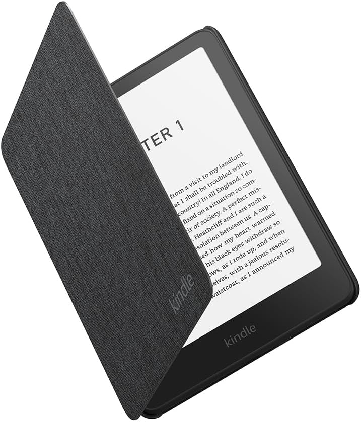 Amazon Kindle Paperwhite and Amazon Kindle Colorsoft Case, Lightweight and Water-Safe, Foldable Protective Cover – Fabric