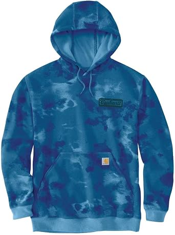 Carhartt Men's Loose Fit Midweight Watercolor Camo Graphic Sweatshirt