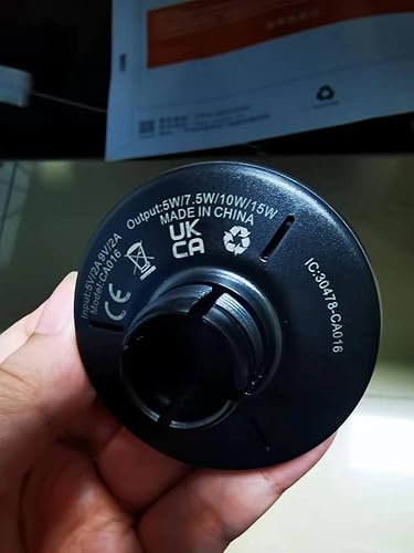 Miniatura 9 de MOKPR Magsafe Cargador de montaje para automóvil, cargador de coche inalámbrico, soporte magnético para teléfono de coche para Dash Air Vent-LED RGB