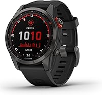 Vista 3 de Garmin Fenix 7S - Reloj inteligente de aventura de tamaño más pequeño, con capacidad de carga solar, resistente reloj para exteriores