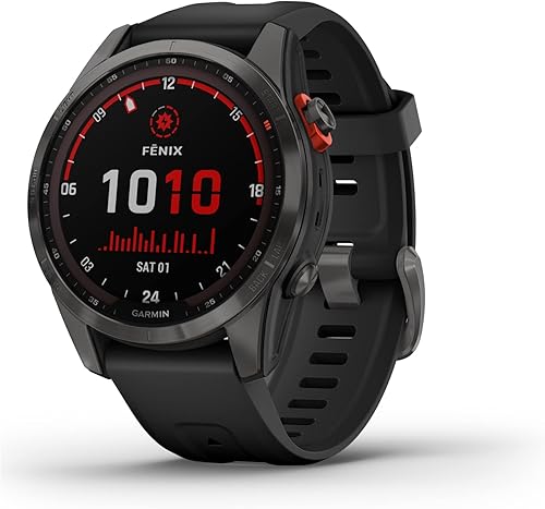 Miniatura 3 de Garmin Fenix 7S - Reloj inteligente de aventura de tamaño más pequeño, con capacidad de carga solar, resistente reloj para exteriores