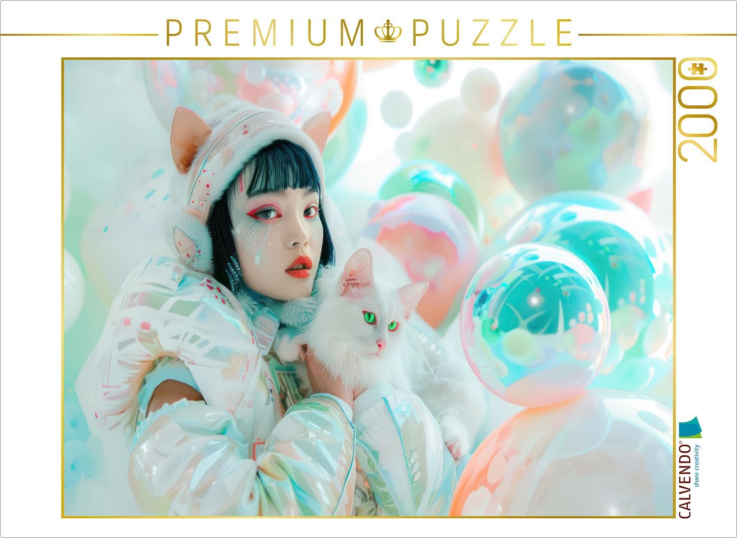 Puzzle · Figuren in Einer bunten Welt im Anime-Stil