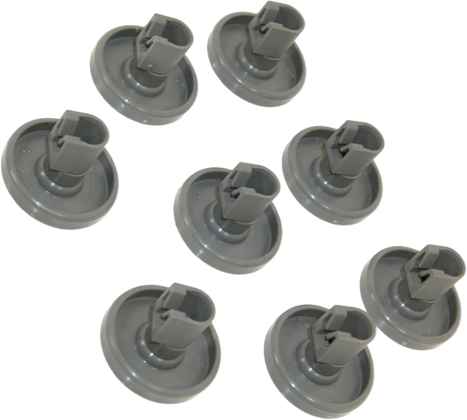 Quailitas Universal Dishwasher Wheels [Pack of 8] 40 mm, Lower Basket Replacement Wheels for