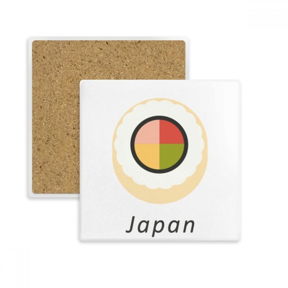 Cadeau maki coaster japonais traditionnel en pierre absorbante pour amateur de boisson