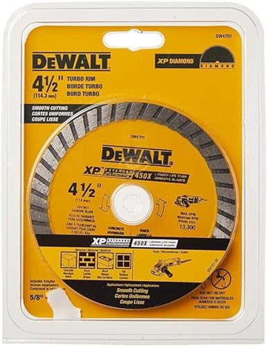 Miniatura 6 de DEWALT Hoja de diamante corte seco o húmedo borde continuo cenador de 78 pulgadas 4-12 pulgadas DW4701